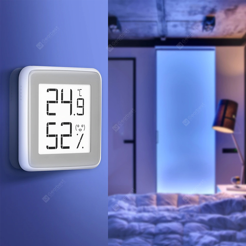 C201電子Eインクスクリーン温度計湿度計1個Xiaomi youpin-ホワイト